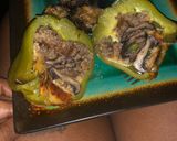 A picture of step 3 of Mushroom Stuffed Bellpepper & Stuffed Mushrooms.