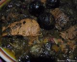 A picture of step 19 of Persian herb stew (Qormeh sabzi).