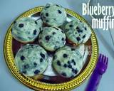 Blueberry Muffin 1 Telur No Mixer langkah memasak 5 foto