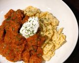 Foto langkah ke 12 dari resep Chicken Paprikash with Dumplings 🇭🇺.
