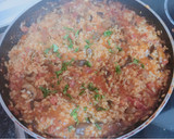 Foto del paso 9 de la receta: Risotto de Tomate, Hongos y Jamón ibérico