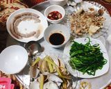 Hình bước làm 2 của món Lòng non chần