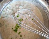 A picture of step 2 of Multigrain mix vegetable chila.