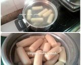 Foto langkah ke 5 dari resep Pempek Dos Lenjer dan Kapal Selam (Telur Puyuh).