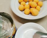 Hình bước làm 1 của món Rau câu trứng cho bé