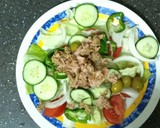 Foto del paso 2 de la receta: Ensalada de atún con salsa de yogur