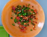 Foto del paso 3 de la receta: Ensaladilla de naranja con migas de bacalao de mi suegra
