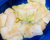 A picture of step 4 of Baked Cod with Salsa and Rice.