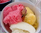 عکس مرحله 1 از دستور بستنی زعفرانی وانیلی و توت فرنگی🍓🍨🍦🍧🍦🍨🍧🍭