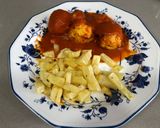 A picture of step 7 of Turkey Meatballs in Spanish Sauce (Air Fryer).