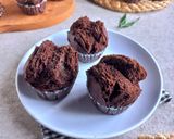 Foto langkah ke 8 dari resep Bolu kukus cokelat gluten free.