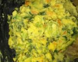 A picture of step 8 of #Methi leaves spongy ball.