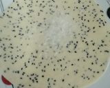A picture of step 2 of Saj Kubus with Black pill seeds.