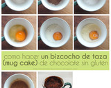 Foto del paso 1 de la receta: Mug Cake (Bizcocho de taza) de chocolate (SIN GLUTEN, SIN LACTOSA) con harina de arroz y maicena
