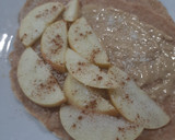 Foto del paso 3 de la receta: Crepes integrales sin azúcar con crema de cacahuete y fruta🍎