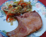Foto del paso 7 de la receta: Verduras picantes y chuleta de Sajonia sabor Cookpad