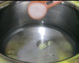 A picture of step 2 of Maida chapati with kurma.