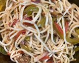 A picture of step 2 of Vegetable noodles.
