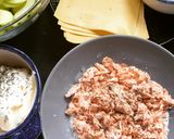 Une image de l'étape 1 de Lasagnes saumon courgettes.