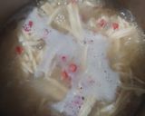 Foto langkah ke 3 dari resep Sup Sawi Putih Protein Nabati.