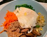 韓式拌飯（Bibimbap)的食譜步驟4照片