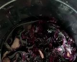 A picture of step 2 of Jamun shots(Malabar plum,Java plum or black plum).