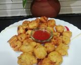 A picture of step 4 of Moong Dal Bhajia.