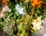 A picture of step 2 of Palak methi muthiya.