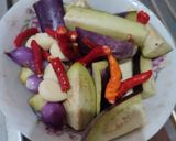 Foto langkah ke 1 dari resep Sambal Terong Kukus.