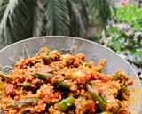 A picture of step 6 of Stuffed Bhindi/Masala Bhindi.