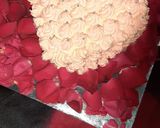 A picture of step 14 of Rose Chocolate cake.