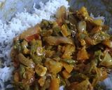 A picture of step 3 of Vegetable biryani.