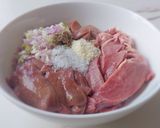 Hình bước làm 2 của món CHÁO tim-gan-cật