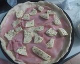 Foto del paso 5 de la receta: Fugazzeta rellena con Jamón y queso!
