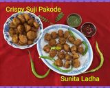क्रिस्पी सूजी पकौड़े (Crispy suji pakode recipe in Hindi) रेसिपी चरण 9 फोटो
