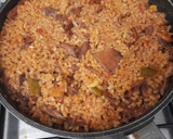 Foto del paso 5 de la receta: Arroz semi integral con níscalos y gambas