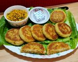 A picture of step 12 of Cheesy Paneer Potato Pancake.