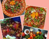 A picture of step 2 of Tabbouleh salad.