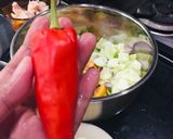 A picture of step 2 of Veggies Salad.