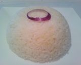 A picture of step 1 of Rice and coconut cream ndengu.