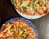 A picture of step 8 of Vegetarian Pizza.