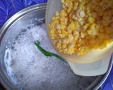 Foto langkah ke 4 dari resep Bubur Jagung Manis.