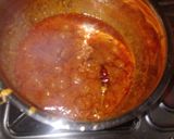 A picture of step 5 of Kathiyavadi chicken curry.