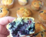 Une image de l'étape 9 de Muffins à la myrtille.