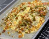 A picture of step 4 of White Fish Fillet with Salsa and Cheese.