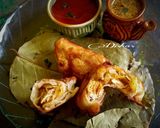 মাংসের ঝাল পিঠা (লেয়ার্ড) mangsher jhal pitha recipe in Bengali) রেসিপির ধাপ 11 ছবি