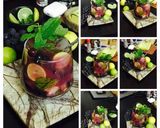 A picture of step 5 of Black Grapes Vineyard Mojito Mocktail.
