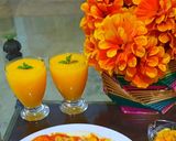 A picture of step 3 of Mango juice.
