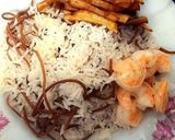 عکس مرحله 3 از دستور رشته پلو با میگو