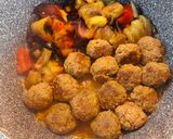 Török padlizsános húsgombócok serpenyőben recept fázis 4 fotója
